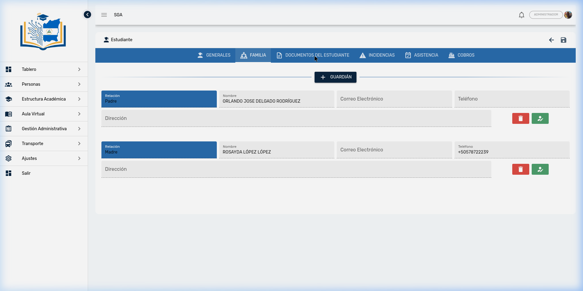 Información Familiar