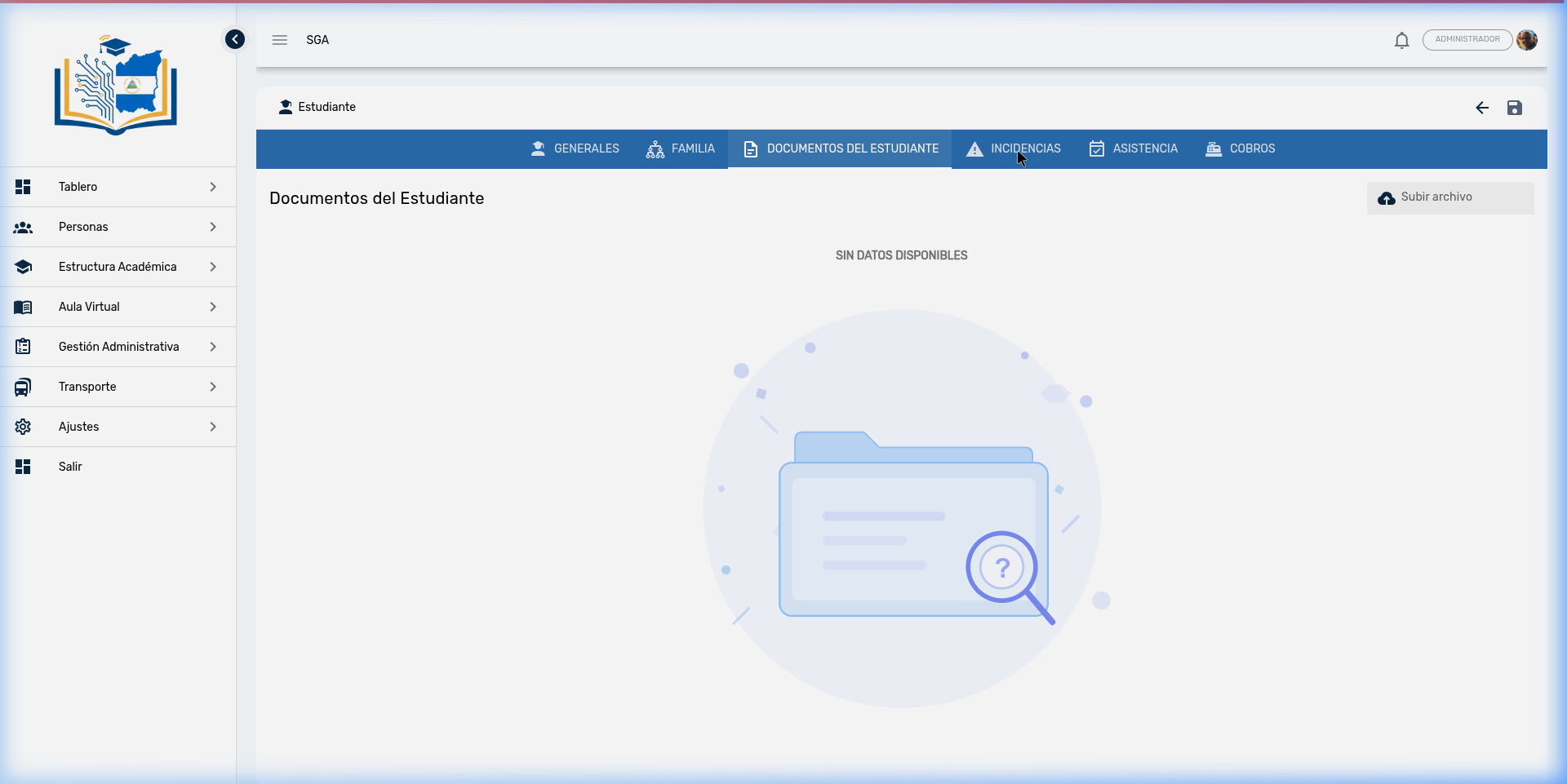 Documentos del Estudiante